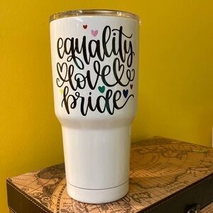 LGBTQ+ Support Pride tumbler